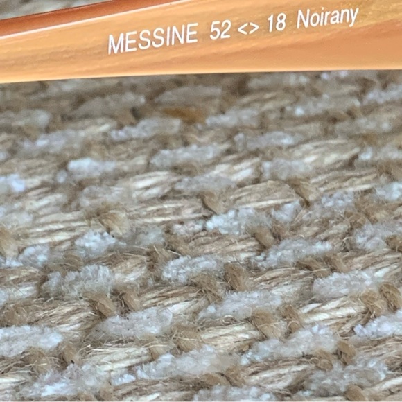 Traction Productions Messine Noirany Black Orange 52mm 18 Glasses Frames RX-able - Picture 6 of 11